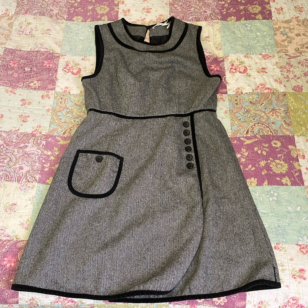 KIMCHI BLUE salt-n-pepper crewneck dress